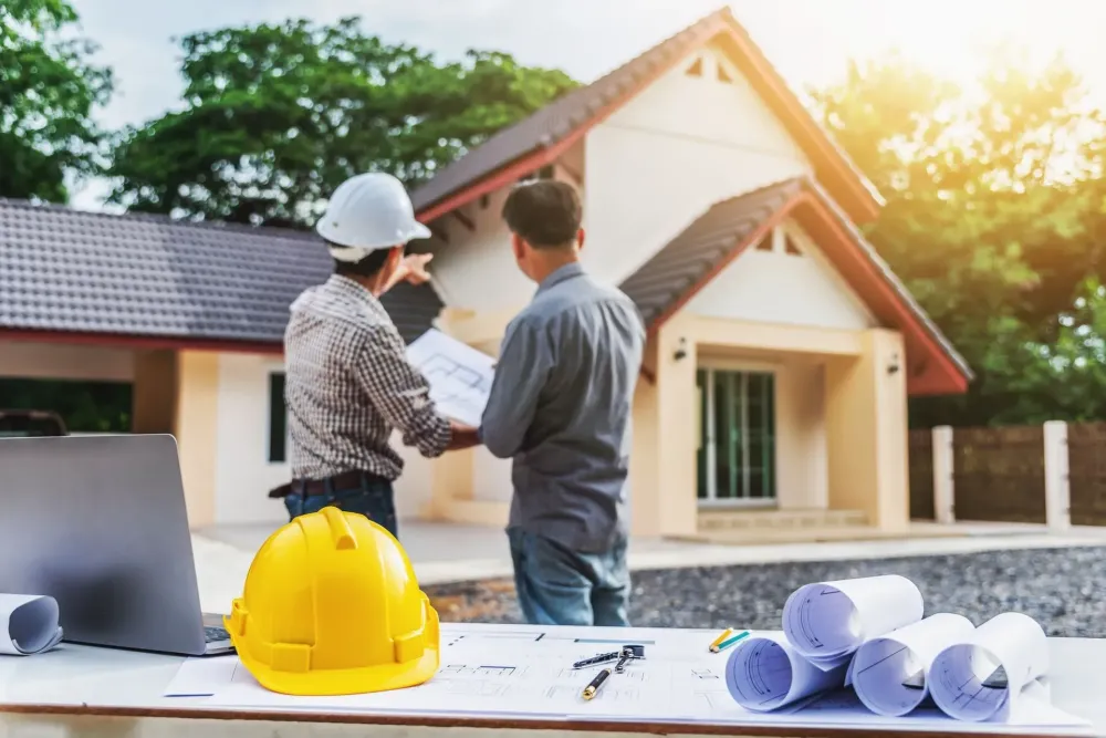 chantier de construction de maison